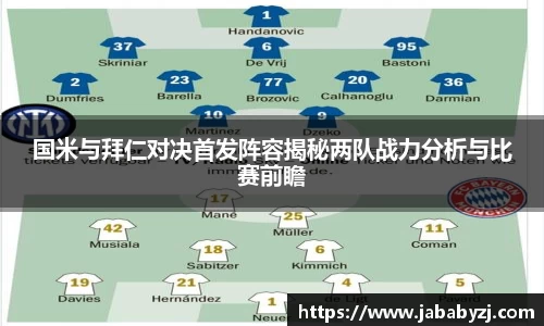 国米与拜仁对决首发阵容揭秘两队战力分析与比赛前瞻